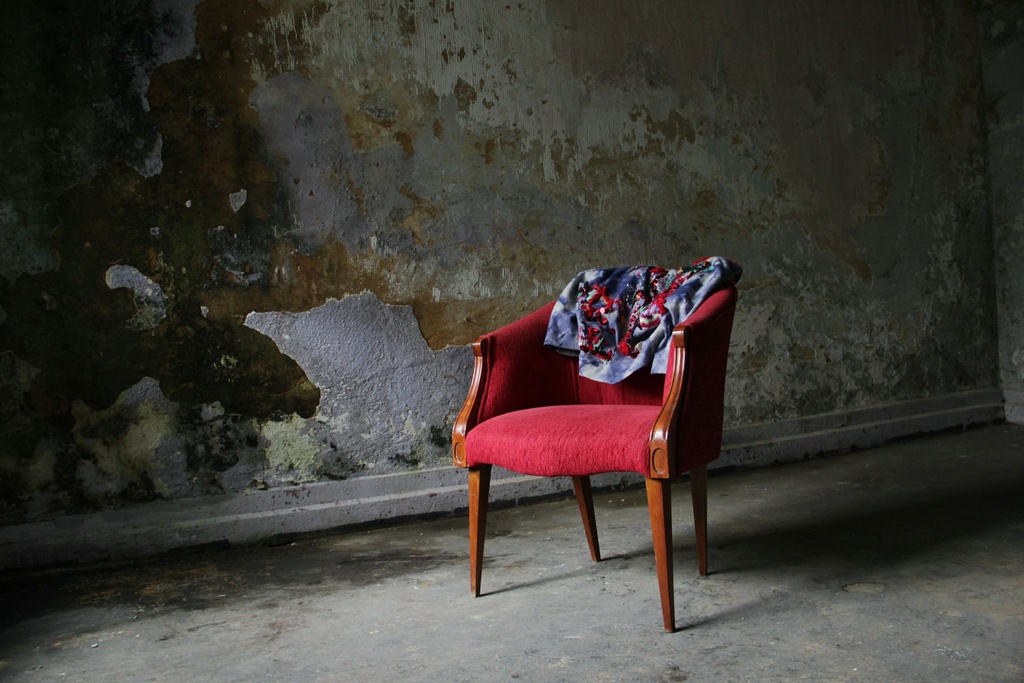 chaise rouge